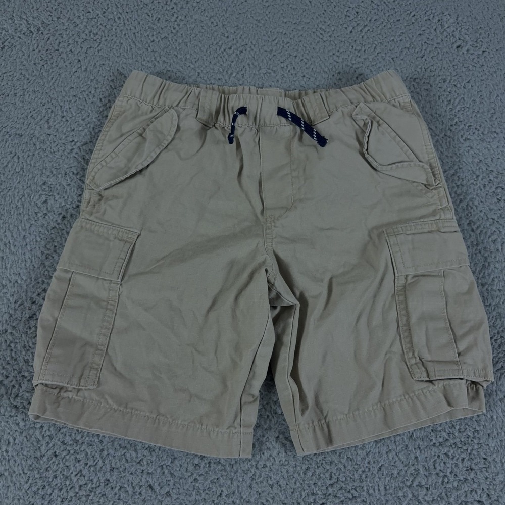 Polo Ralph Lauren Shorts Boys 12 Beige Ripstop Drawstring Khaki Hiking Outdoors